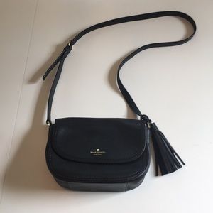 kate spade Black Leather Crossbody
